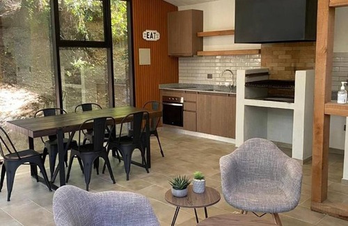 Pucon Apartment | volcano and lake