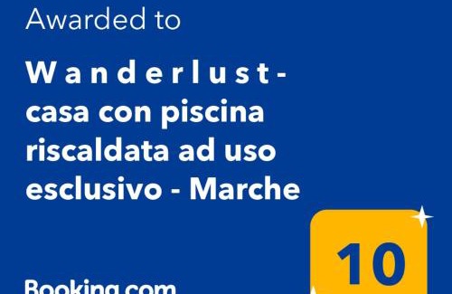 Rustico House | W a n d e r l u s t - casa con piscina riscaldata ad uso esclusivo - Marche