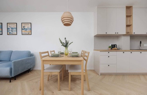 Muranow Apartment | Wałowa 4 | Warsaw | Modern Apartment | Balcony | Old Town