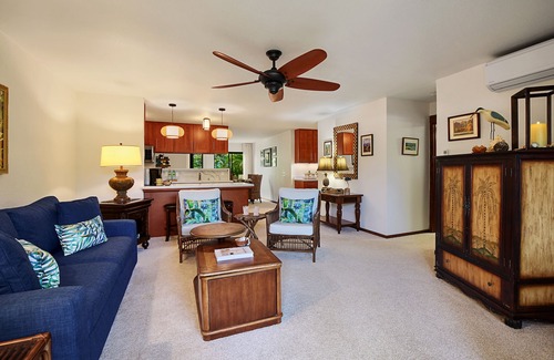 Poipu Condo | Waikomo 302 by Destination Kauai - A/C, Ground Level Updated Condo