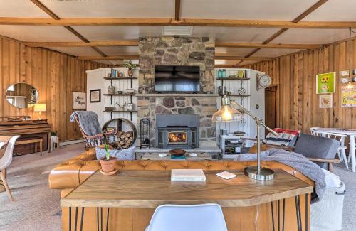 Gouldsboro House | Walk to Big Bass Lake Family Home with Deck!