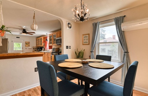 Central Colorado Springs House | WALK to Downtown COS - Pet-Friendly, Fully Fenced Yard, Nintendo,Fire Pit & BBQ.