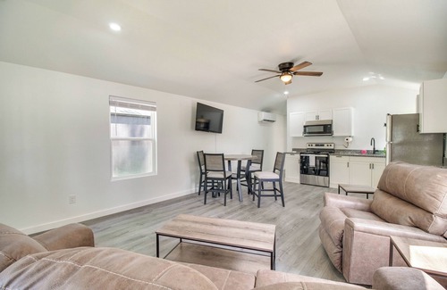 Grove Cottage | Walk to Lake: Cozy Grove Cabin w/Fire Pit