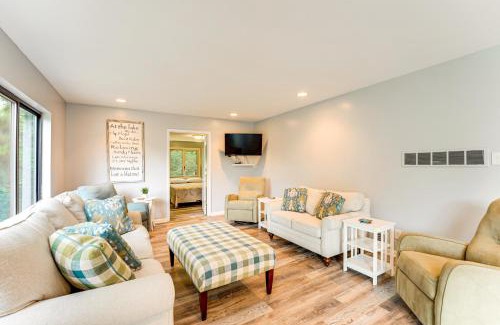 Montague House | Walk to Semi-Private Beach Lake Michigan Getaway