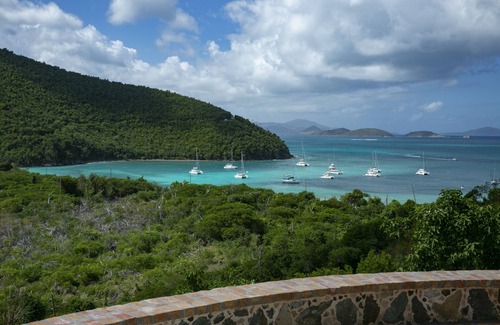 Maho Bay Quarter House | Walk to world famous Maho Bay! Privacy, views, pool, 4 equal king size bedrooms.