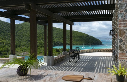 Maho Bay Quarter House | Walk to world famous Maho Bay! Privacy, views, pool, 4 equal king size bedrooms.