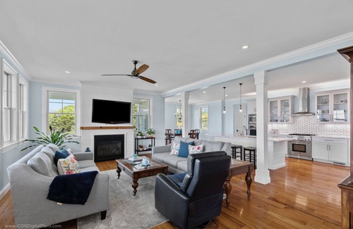 Tiverton House | Watch the sailboats & sunset from the front porch.