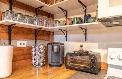 Candler Cabin | Water & Power! Dog Friendly Cabin with Fenced Yard, Hot Tub