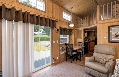 Cadiz Cabin | Waterfront Cabin at Prizer Point Includes Camper Parking