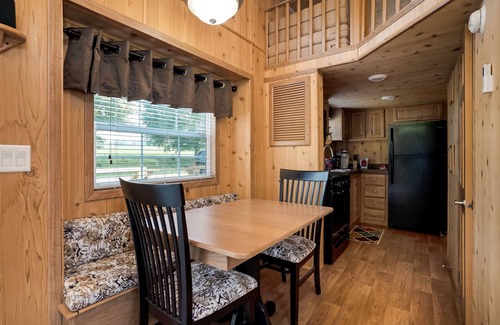 Cadiz Cabin | Waterfront Cabin at Prizer Point Includes Camper Parking