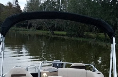 Leesburg House | Waterfront Front Rental With Pontoon Boat, Dock and Golf Cart!