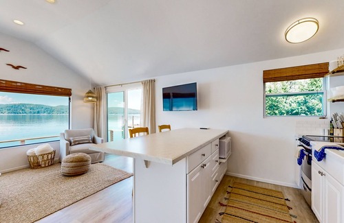 Belfair House | Waterfront getaway with expansive deck, gas grill & 40' private waterfront