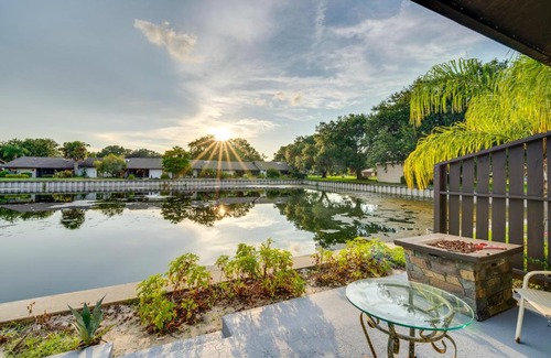Grenelefe House | Waterfront Haines City Townhome with Community Pool!