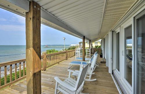 Harkers Island House | Waterfront Harkers Island Home Sunset View and Dock