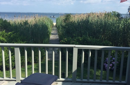 Jamesport House | Waterfront home with private beach on Peconic Bay