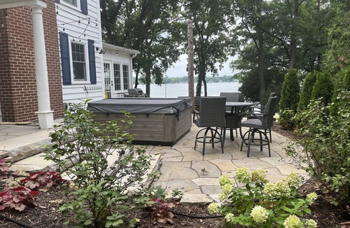 Twin Lakes House | Waterfront home with private hot tub and pier on Lake Elizabeth!
