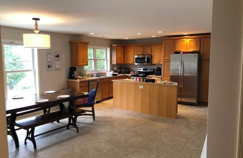 Onekama House | Waterfront Lake House - Portage Lake - 4 Beds, 3 Baths, Private Dock, Kayaks