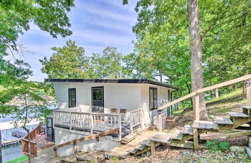 Lake Ozark Cottage | Waterfront Lake Ozark Retreat w/ Dock + View!