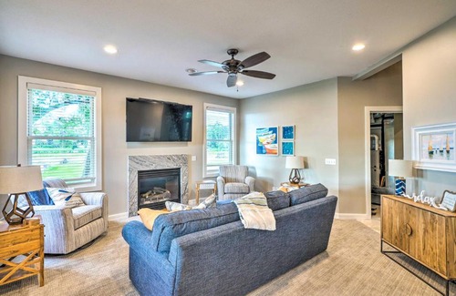 Mound House | Waterfront Mound Retreat with Dock and Lake Access!