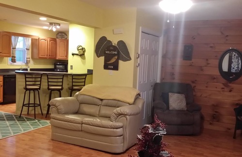 North Lake George Cottage | Waterfront Ranch with Dock and private recreational area on Lake George Sleep 10
