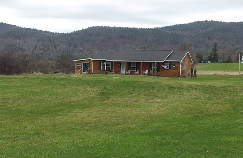 North Lake George Cottage | Waterfront Ranch with Dock and private recreational area on Lake George Sleep 10