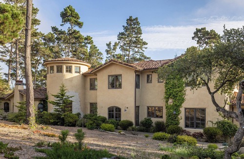 Pebble Beach House | Wave House, New, Mediterranean 5-bedroom, 5 bath stunning home by the Lodge