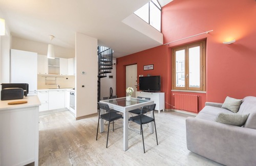 Porta Genova Apartment | Welcome to this shining three levels apartment located in the heart of Navigli City Centre of Milan