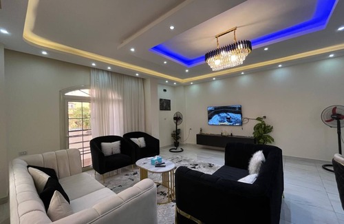 Sheikh Zayed City Apartment | Welcoming 3-bedroom apartment with AC in Sheikh Zayed neer Arkan, mall of Arabia