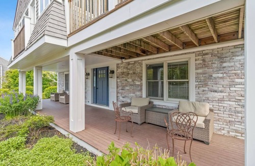 Provincetown Condo | West End 2 BR 2 BA with bonus queen sleep sofa, private farmers porch & parking