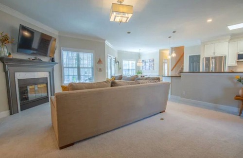 Five Forks House | Whimsical 4 bedroom house with a cozy backyard