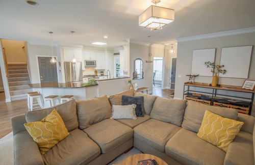 Five Forks House | Whimsical 4 bedroom house with a cozy backyard