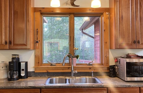 Wilmington House | Whiteface Resort on West Branch Ausable River. See Whiteface Mtn from our deck