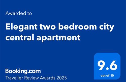 Leeds City Center Apartment | Winners of 2025 traveller Award, Elegant two bedroom city central apartment with Netflix & WiFi