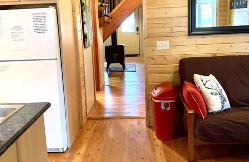 Island Park Cabin | WINTER SNOWMOBILERS-King sized bed & private bathroom! Dog friendly! HOT TUB!