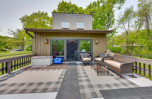 Bassett House | Wisconsin Vacation Rental Retreat with Deck