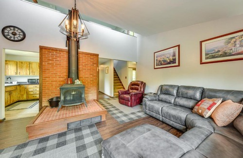 Bassett House | Wisconsin Vacation Rental Retreat with Deck