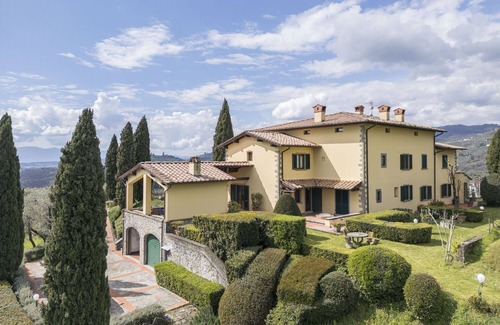 Massa e Cozzile Villa | Wonderful private villa with hot tub, WIFI, A/C, private pool, sauna, TV, patio and panoramic view