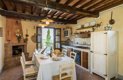 Montaione Villa | Wonderful private villa with WIFI, private pool, A/C, hot tub, TV, balcony, close to San Gimignano