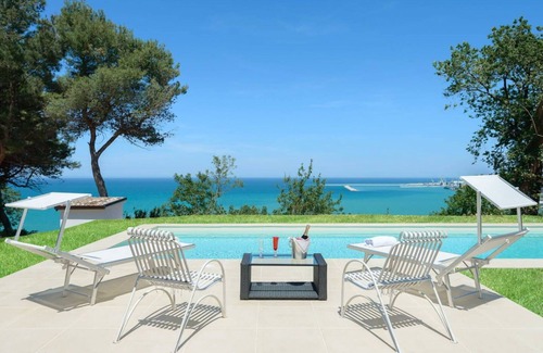 Palombina Nuova Villa | Wonderful private villa with A/C, private pool, WIFI, TV, terrace, pets allowed and panoramic view