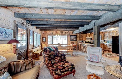 McCall Cabin | Woodland cabin with screened porch & meadow views - near town, with internet