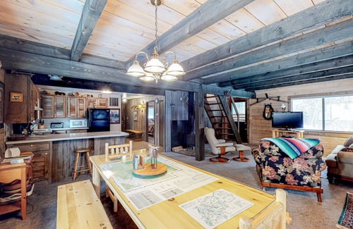 McCall Cabin | Woodland cabin with screened porch & meadow views - near town, with internet
