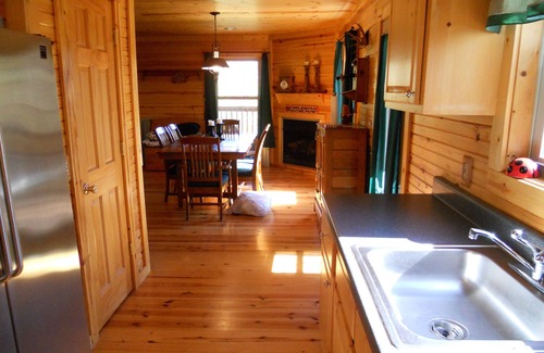 Leitchfield Cabin | Woodland secluded cabin on 7 acres, with private dock and kayaks