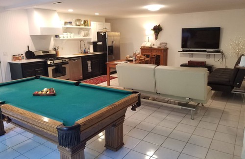 Lacey House | Woodsy Retreat has the trail to the temperate rain forest, and outdoor spa.