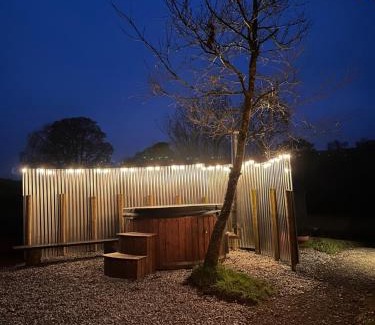 Llandrindod Wells Ski Chalet | Woolly Wood Cabins - Bryn