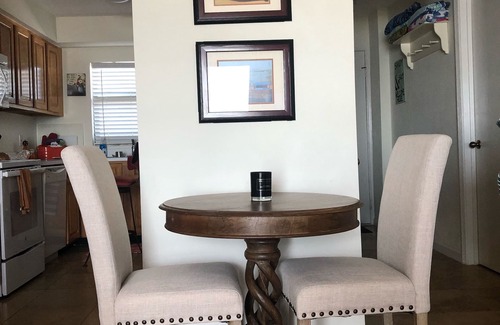 Ormond-by-the-Sea Condo | Work from the beach! Sunrise from the patio.