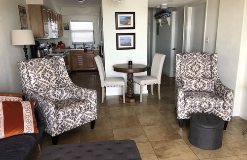 Ormond-by-the-Sea Condo | Work from the beach! Sunrise from the patio.