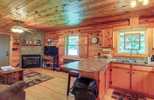 Sparta Cabin | Wraparound Deck & Hot Tub: Blue Ridge Mtn Cabin
