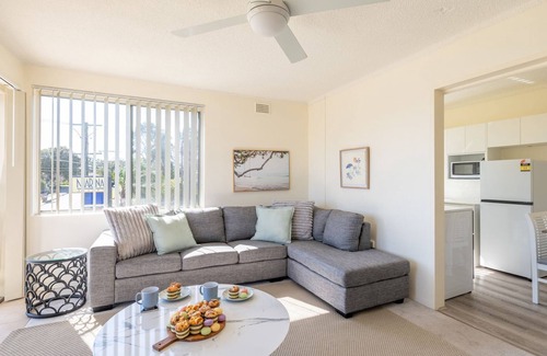 Nelson Bay Apartment | Yarramundi, 4,47 Magnus Street - air conditioned unit with air con, wi-fi, water views and close to town