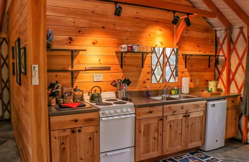 Southwest Harbor Cottage | Yurt Glamping on the Quiet-side of Acadia National Park!