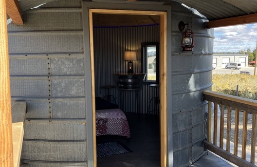 Monticello RV Rental | Yurts built from grain silos! Unique and cozy. Southeast Utah